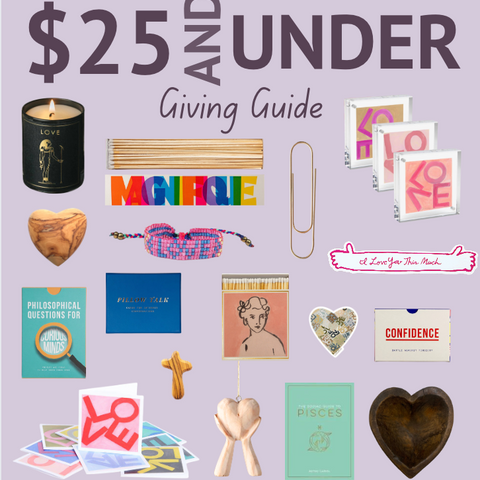 Giving Guide - $25 & Under