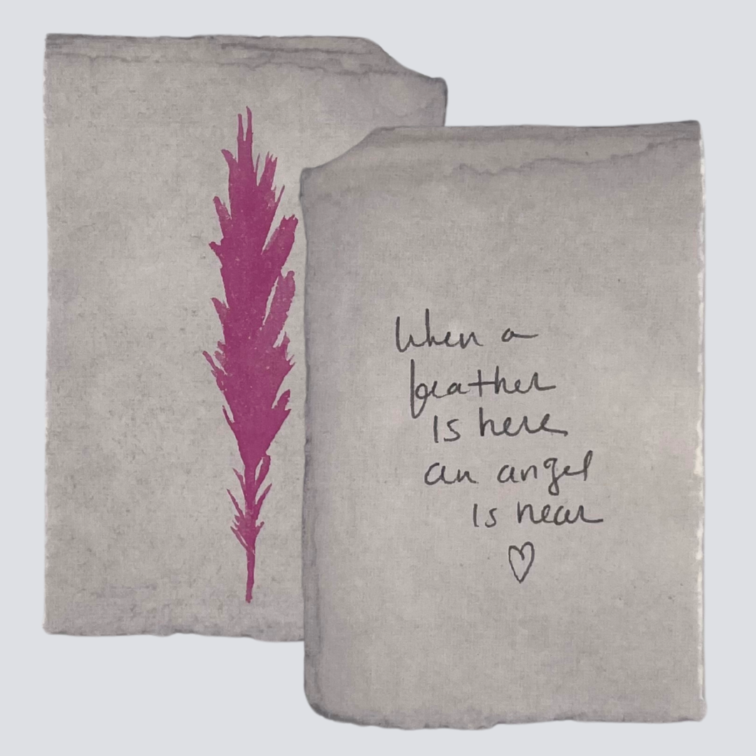 Large Raspberry Angel Feather– LOVEVOLVE