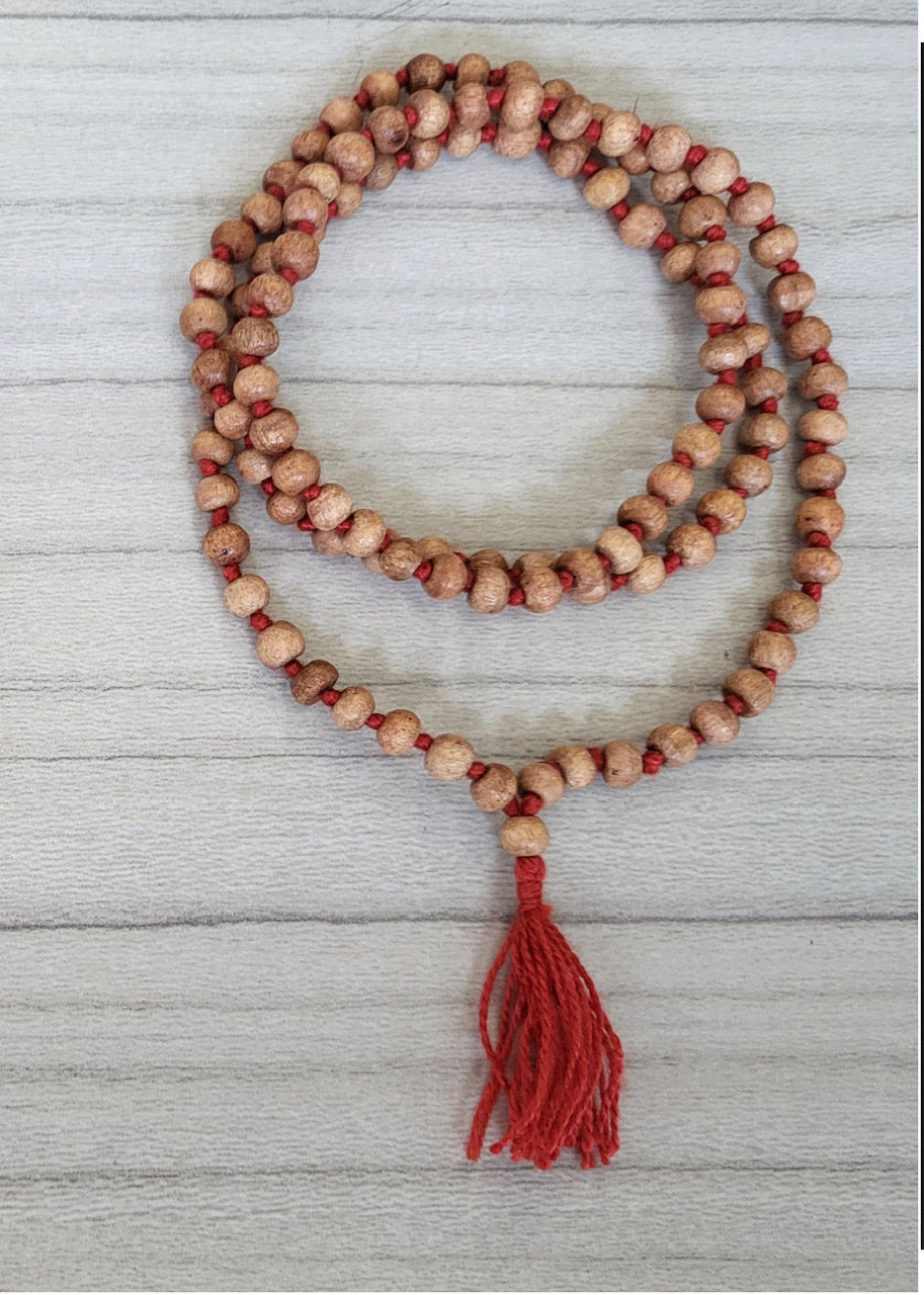 108 Bodhi Seed Beads Mala Nepal Wood Organic Necklace Jewelry Tibetan Style  Beads Prayer Beads Mala Necklace Wood Beads Bodhi Satva Seeds US